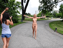 public nudity with the sexy Linda