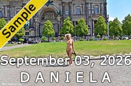 Daniela public nudity update, September 3, 2026